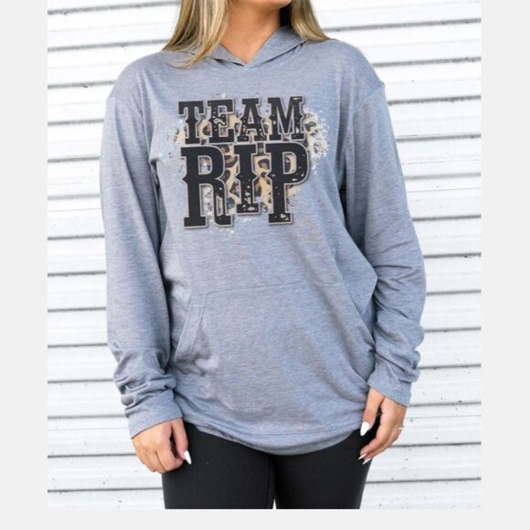Tops - I'M TEAM Rip Soft-Tek Blend Long Sleeve Hoodie